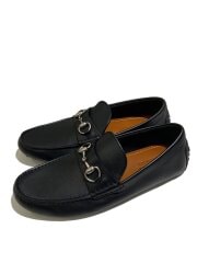 画像：ホースビット ドライビングシューズ/ローファー/UK7/BLK/レザー/765859