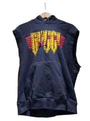 画像：COTTON JERSEY SLEEVELESS HOODIE/パーカー/XS/コットン/BLK/663243