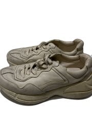 画像：ローカットスニーカー/UK8.5/CRM/レザー/498916