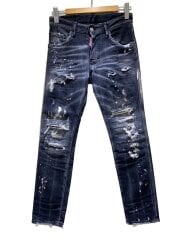 画像：ラインストーン/ボトム/42/コットン/GRY/S74LB1296