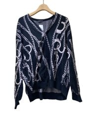 画像：カーディガン(厚手)/44/コットン/BLK/2120-002