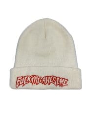 画像：ニットキャップ/--/アクリル/WHT/メンズ