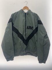 画像：ナイロンジャケット/XL/ナイロン/GRY/無地/8415-01-465-4827/背面刺繍付近シミ