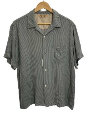 画像：westcoast shirt/半袖シャツ/XL/レーヨン/GRN/チェック
