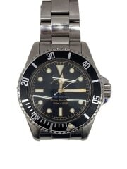 画像：自動巻腕時計/アナログ/ステンレス/BLK/SLV/SS/GF-001-DB