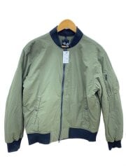 画像：TRANSIT BOMBER JK_トランジットボンバージャケット/M/ナイロン/KHK