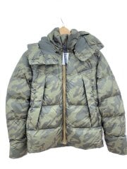 画像：ダウンジャケット/S/ポリエステル/KHK/カモフラ/D25345-C441-G739