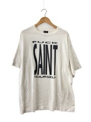 画像：Tシャツ/XL/コットン/ダメージ加工/WHT/SM-HR8-0000-020//