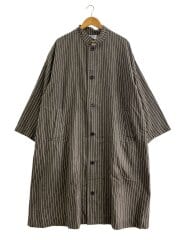 画像：キャンブリックコットンビッグコート/--/コットン/GRY/英国製/YAR-22AW CO15