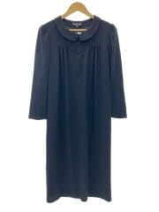 画像：長袖ワンピース/36/--/BLK/無地/R495U700