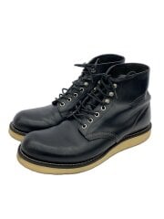 画像：ブーツ/US9/BLK/レザー/8165