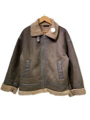 画像：ムートンジャケット/FREE/ポリエステル/GRY