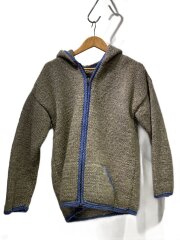 画像：ニットパーカー/M/ウール/GRY