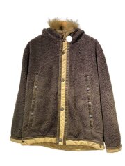 画像：ボアジャケット/L/ポリエステル/GRN/613249