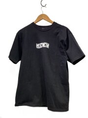 画像：Tシャツ/S/コットン/BLK/プリント