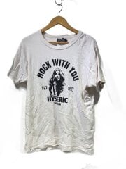 画像：Tシャツ/L/コットン/WHT/プリント/02241CT23