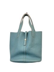 画像：CONTE/D Hand Bag/ハンドバッグ/レザー/BLU/WN-002