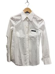 画像：長袖シャツ/38/コットン/WHT/APD1　2018　4472