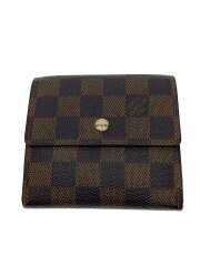 画像：ポルト・フォイユ・エリーズ_ダミエ・エベヌ/PVC/BRW/レディース