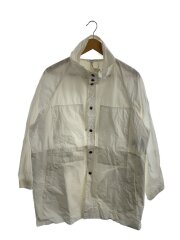 画像：コート/44/ポリエステル/WHT/無地/JSUO470718