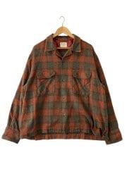 画像：長袖シャツ/2/コットン/ORN/オンブレCK/H-SH062/Ombre Check Open Collar//