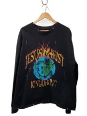 画像：Vintage Sweart shirts/M/コットン/BLK/無地