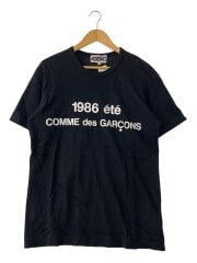 画像：1986 ete/Tシャツ/XL/コットン/BLK/SZ-T028//