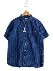 画像：半袖シャツ/XL/コットン/NVY/ストライプ/SC36267//
