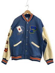 画像：スタジャン/XL/コットン/NVY/LUCKY//