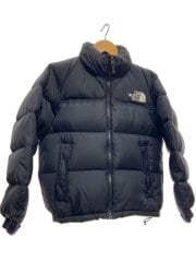 画像：SHORT NUPTSE JACKET_ショートヌプシジャケット/M/ナイロン/BLK/無地