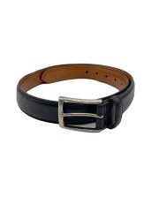 画像：ベルト/レザー/BLK/無地/メンズ