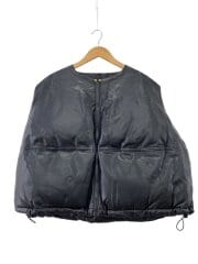 画像：ダウンベスト/M/--/BLK/無地