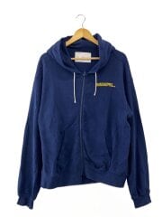 画像：26SS/Zip Hoodie-blanch pattern-sea/ジップパーカー/2/コットン/NVY//