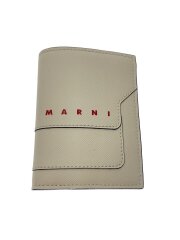 画像：MARNI/2つ折り財布/レザー/CRM/レディース/PFMOQ14U26//