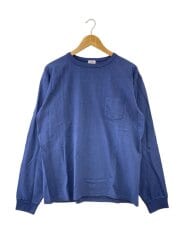 画像：長袖ポケットTシャツ/46/コットン/NVY//
