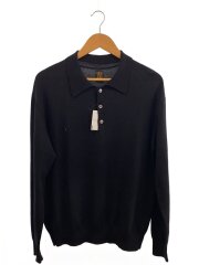 画像：ニット・セーター(薄手)/2/ウール/BLK/無地/BN-19FM-012