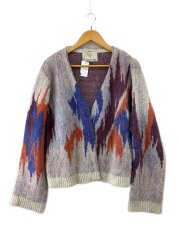 画像：カーディガン(厚手)/FREE/アクリル/マルチカラー