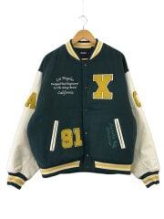 画像：スタジャン/XL/ウール/GRN/101234021009