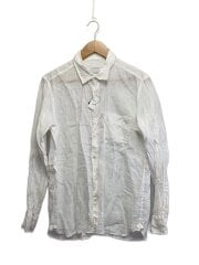 画像：長袖シャツ/40/リネン/WHT/H1M12-746-01//