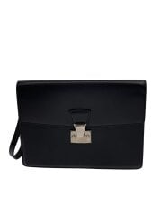 画像：セカンドバッグ/--/BLK/無地