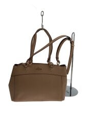 画像：ブルックキャリオール/ハンドバッグ/2WAY/レザー/ベージュ//