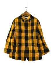 画像：23ss/カバーオール/M/コットン/YLW/チェック