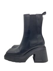 画像：スクエアサイドゴアブーツ/37/BLK