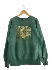 画像：90s/リバースウィーブ/刺繍タグ/USA製/PACKERS/スウェット/XL/コットン/GRN