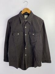 画像：長袖シャツ/M/コットン/BLK/MB999-5711