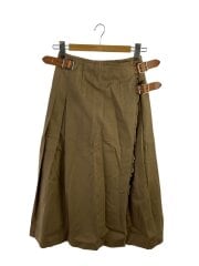 画像：ロングプリーツスカート/L/チノ/コットン/BEG/1524-343-4210