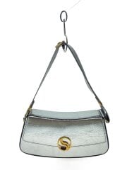画像：ショルダーバッグ/--/SLV/S-Wave metallic shoulder bag
