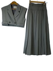 画像：セットアップ/S/ポリエステル/GRY/0224205740060