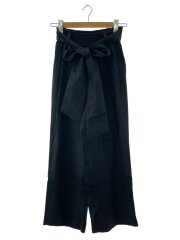 画像：ボトム/1/リネン/ブラック/221-13207 044/ハイク