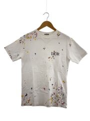 画像：ペイント加工Tシャツ/XXS/コットン/ホワイト/183J686A0554